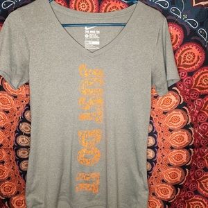 S Nike “just do it” grey dryfit women’s